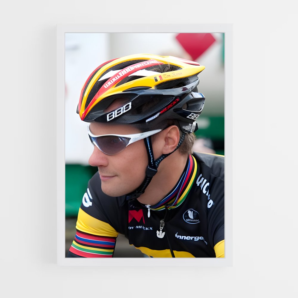 Poster Tom boonen cyclistes – affiche Cyclisme (vue 3)